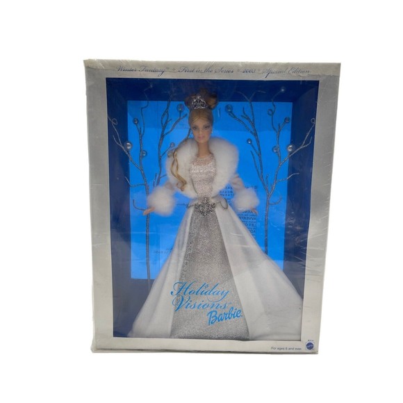 Barbie Holiday Visions Winter Fantasy 2003 Barbie Doll. "New" Rare -Never Opened